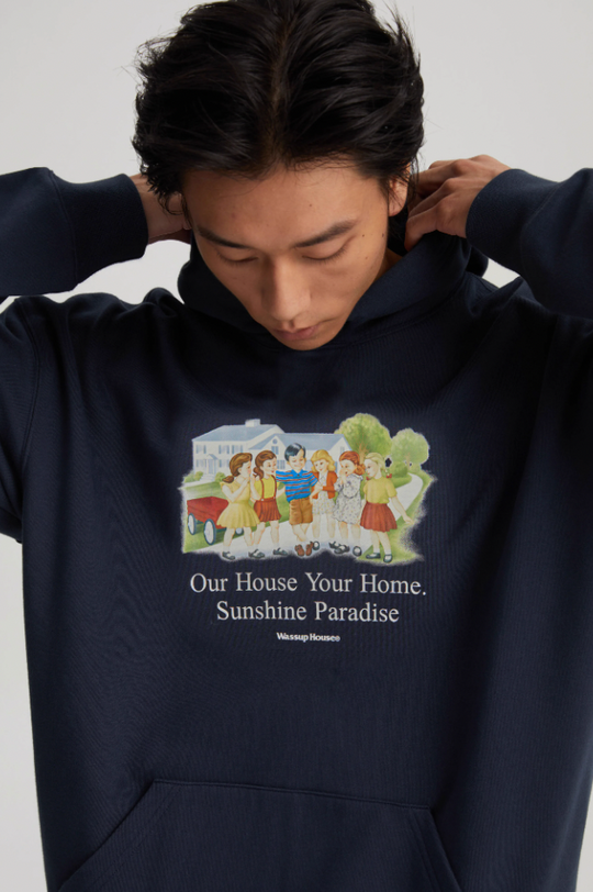 Wassup House Daydream Print Hoodie