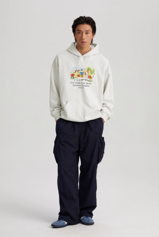 Wassup House Daydream Print Hoodie