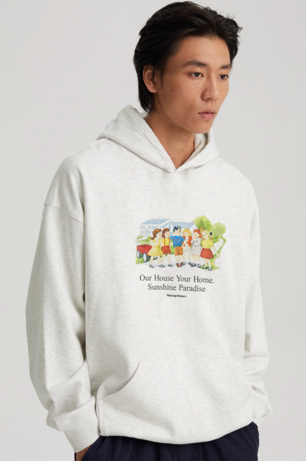 Wassup House Daydream Print Hoodie