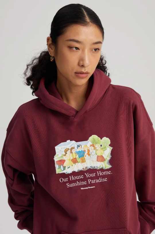 Wassup House Daydream Print Hoodie