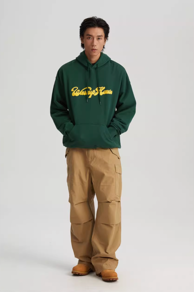 Wassup House Embroidered Logo Hoodie