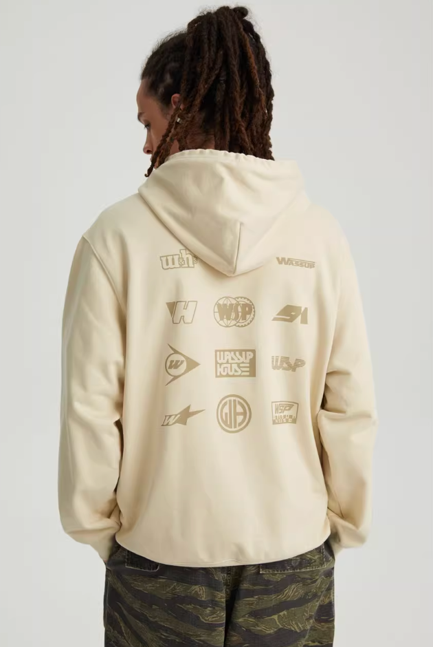 Wassup House Racing Logo Near Color Print Hoodie