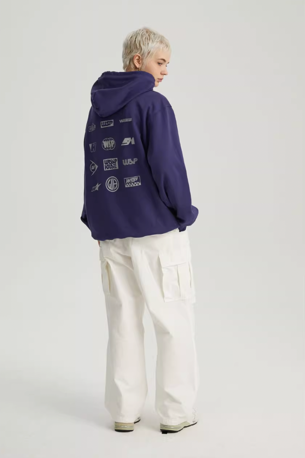 Wassup House Racing Logo Near Color Print Hoodie