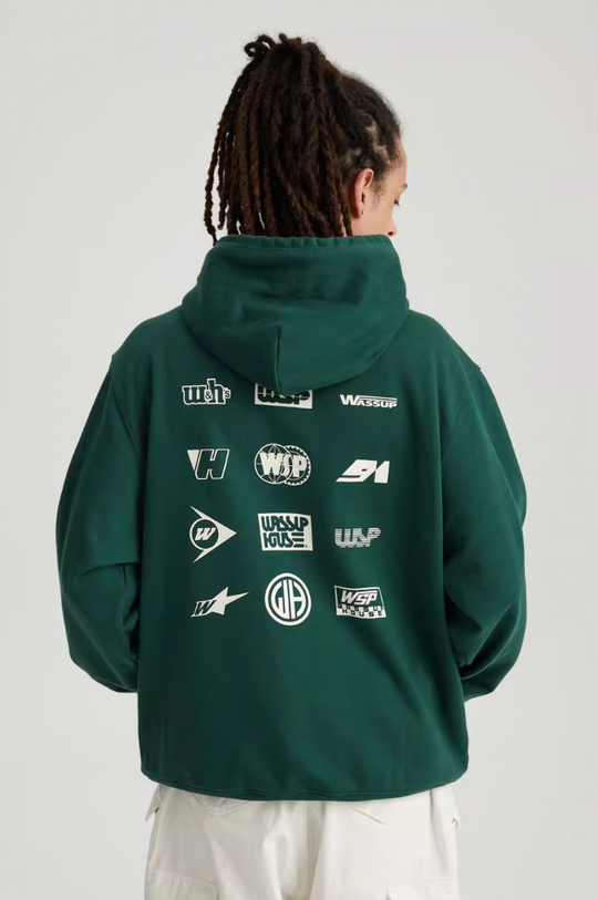 Wassup House Racing Logo Near Color Print Hoodie