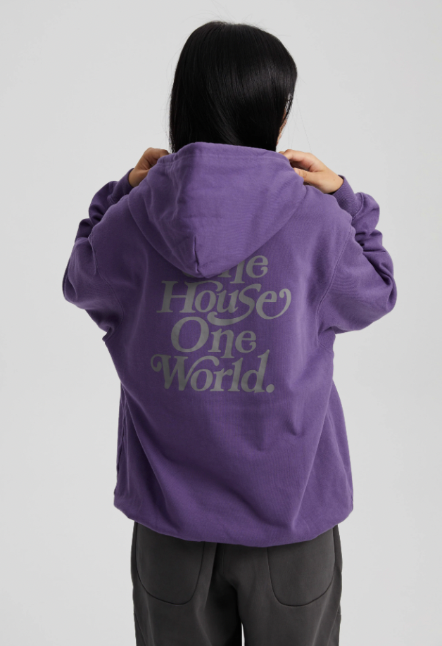 Wassup House Slogan Print Hoodie