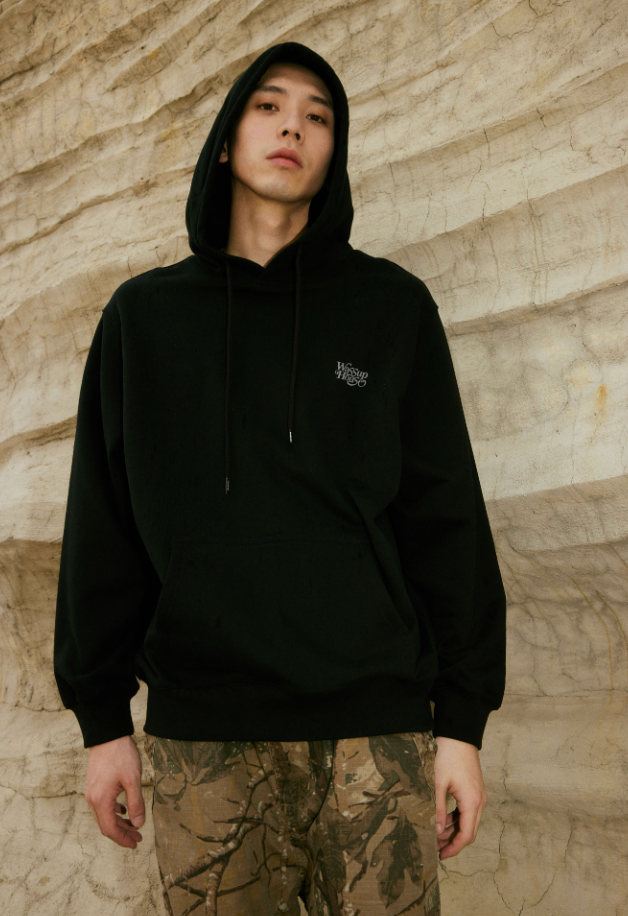 Wassup House Slogan Print Hoodie