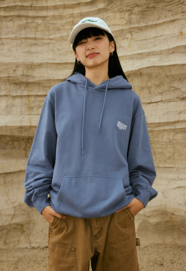 Wassup House Slogan Print Hoodie