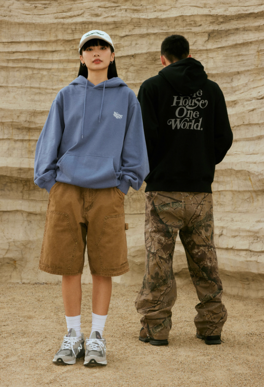 Wassup House Slogan Print Hoodie