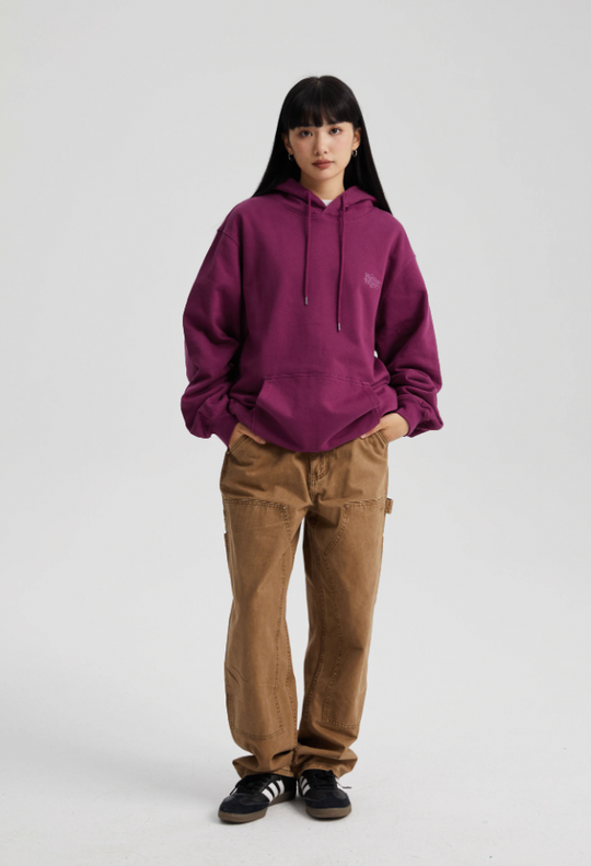 Wassup House Slogan Print Hoodie