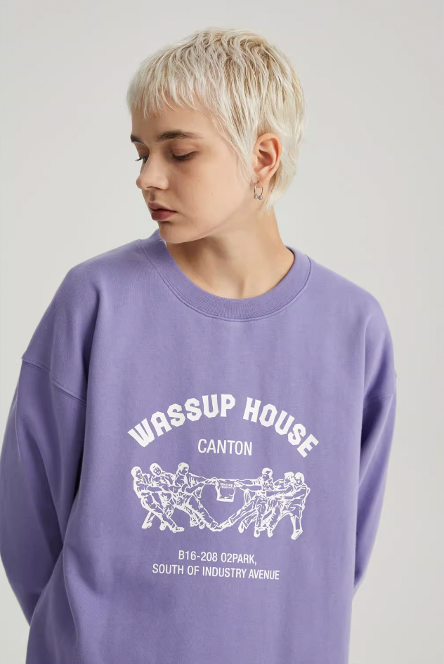Wassup House Tug Of War Prints Sweatshirt