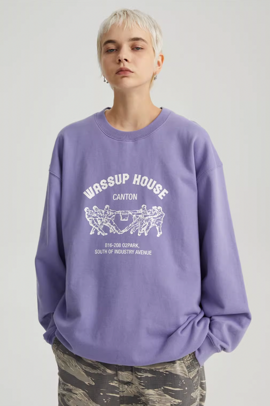 Wassup House Tug Of War Prints Sweatshirt