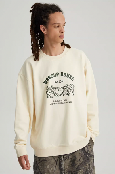 Wassup House Tug Of War Prints Sweatshirt
