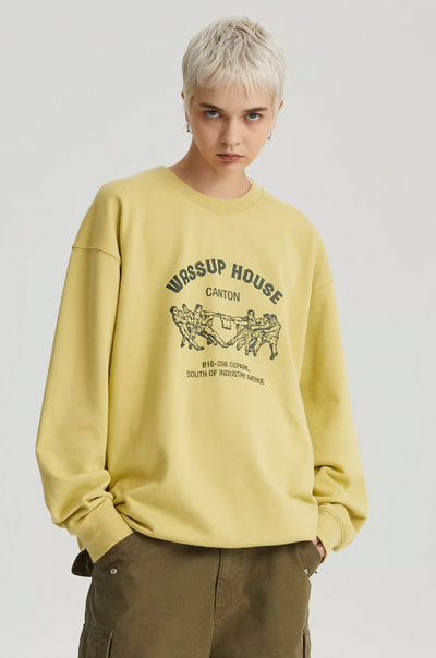 Wassup House Tug Of War Prints Sweatshirt