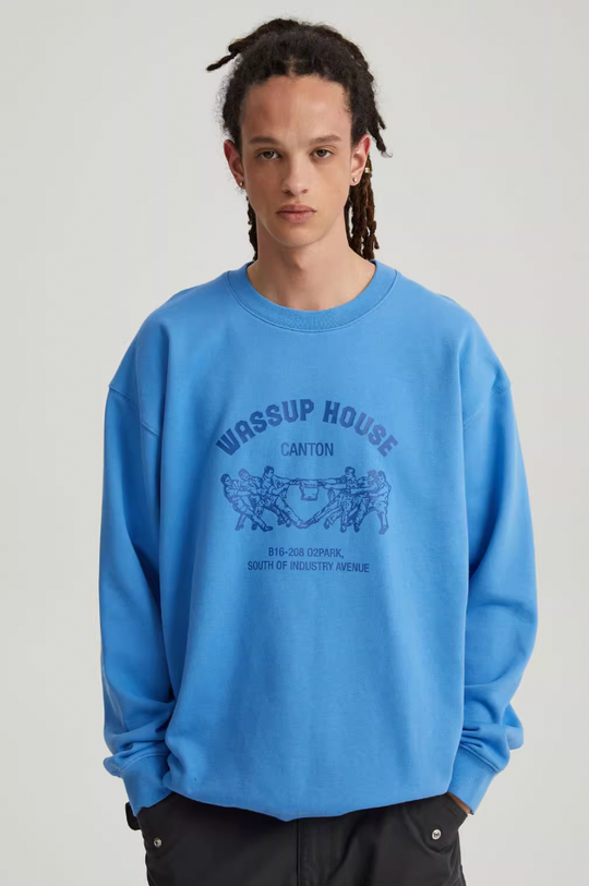 Wassup House Tug Of War Prints Sweatshirt