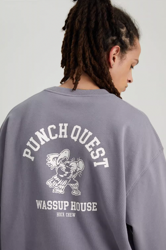 Wassup House Eagle Boxer Printing Sweatshirt