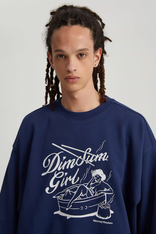 Wassup House Dim Sum Girl Printed Sweatshirt