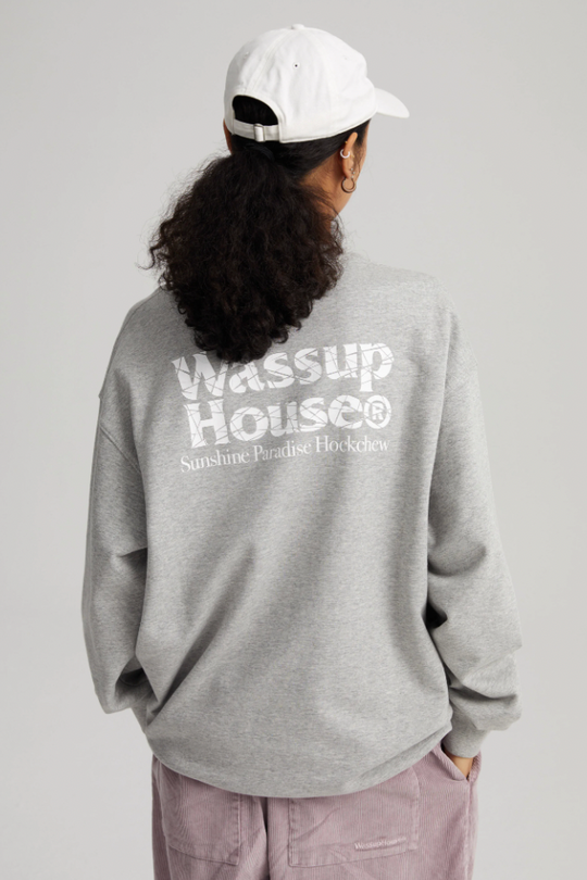 Wassup House Cutting Logo Sweatshirt