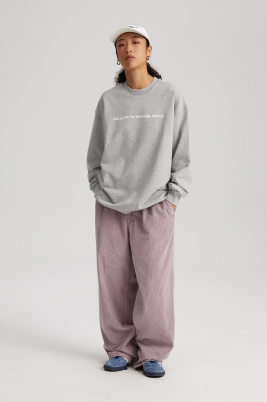 Wassup House Cutting Logo Sweatshirt