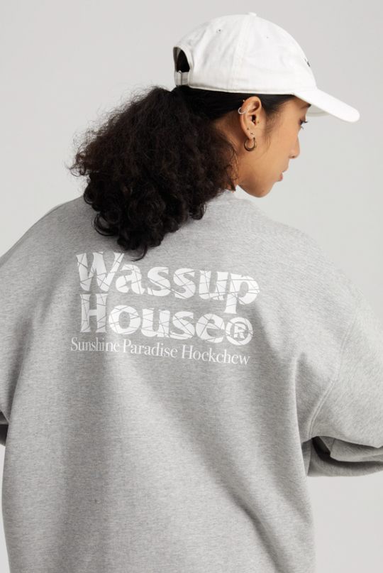 Wassup House Cutting Logo Sweatshirt