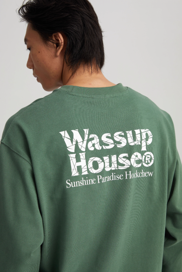 Wassup House Cutting Logo Sweatshirt