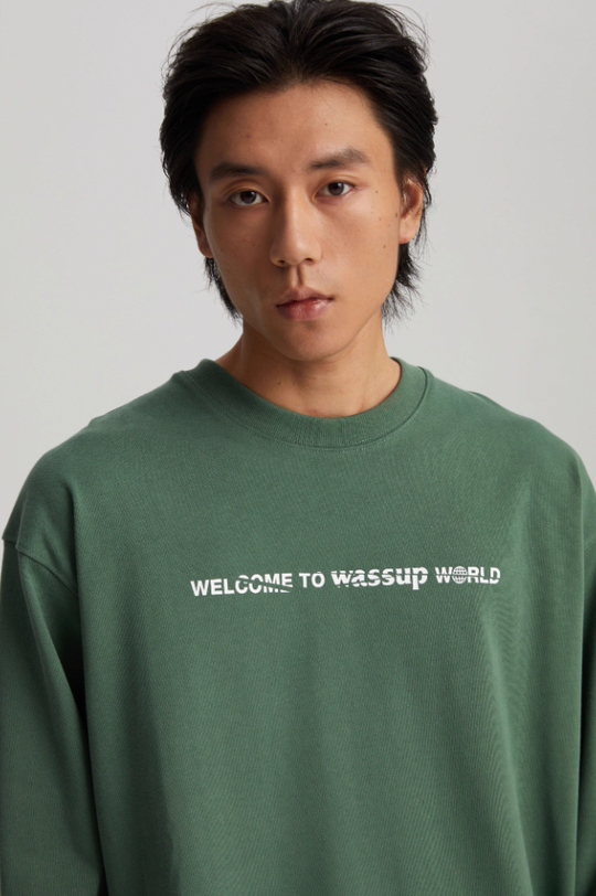 Wassup House Cutting Logo Sweatshirt