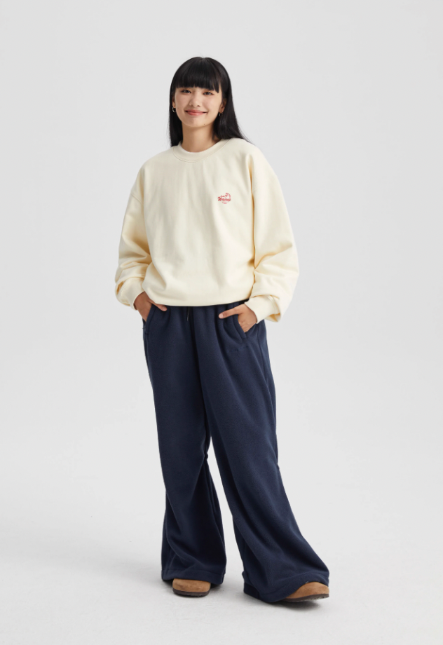 Wassup House Crab Graffiti Word Foam Printing Sweatshirt