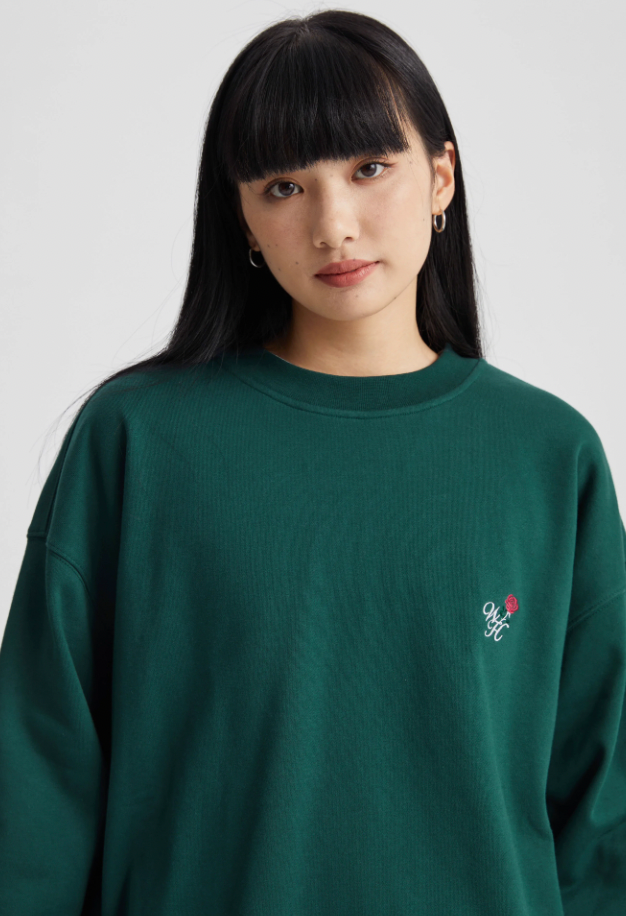 Wassup House Rose Printed Sweatshirt