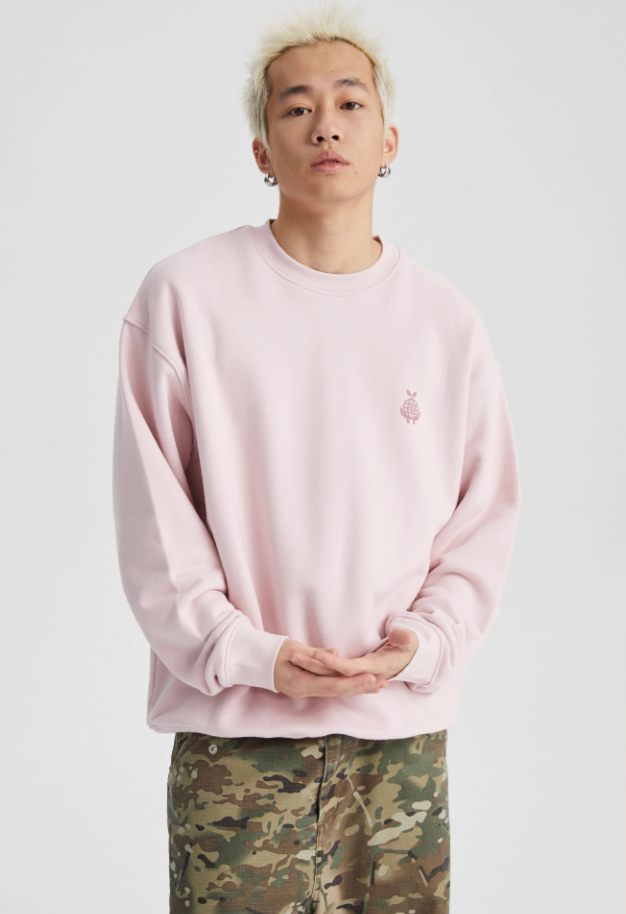 Wassup House Earth Planting Printed Embroidery Sweatshirt