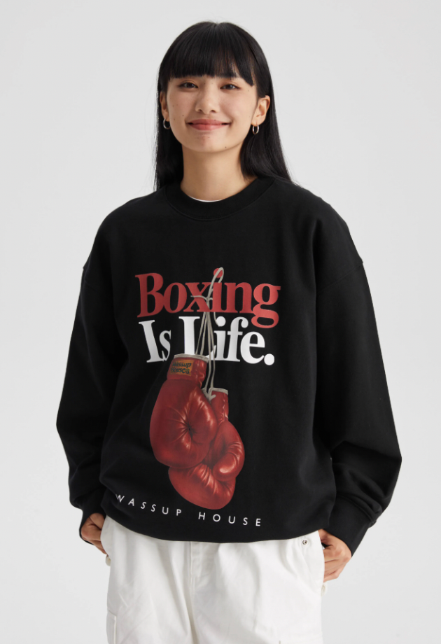 Wassup House LIFE Printed Sweatshirt