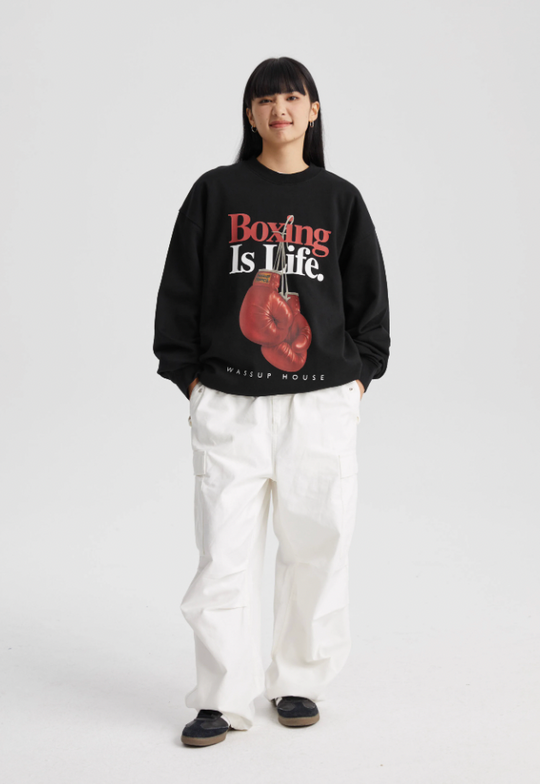 Wassup House LIFE Printed Sweatshirt