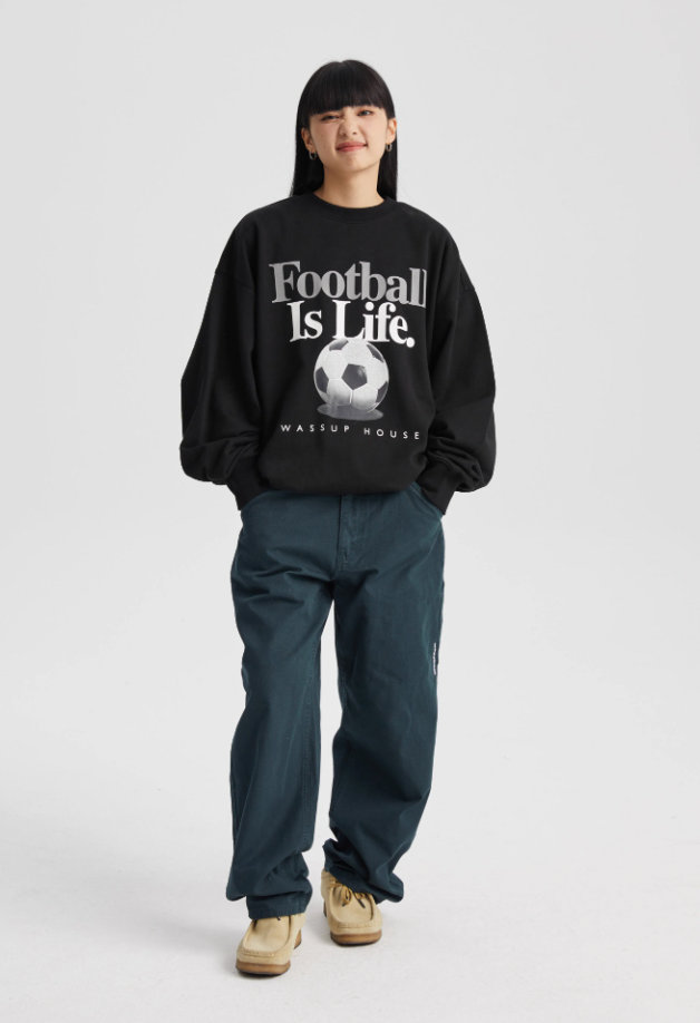 Wassup House LIFE Printed Sweatshirt