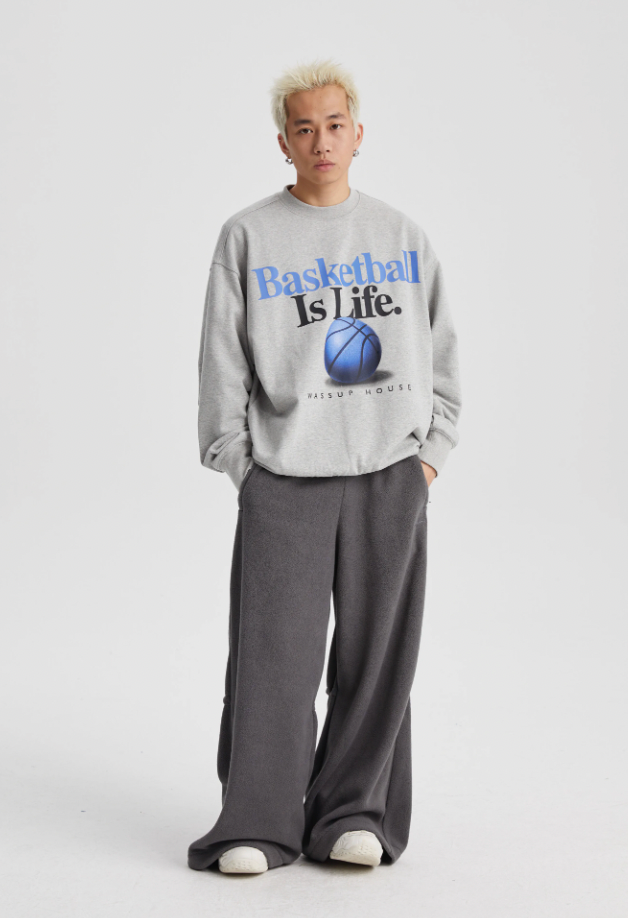 Wassup House LIFE Printed Sweatshirt