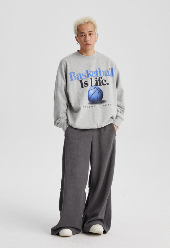 Wassup House LIFE Printed Sweatshirt