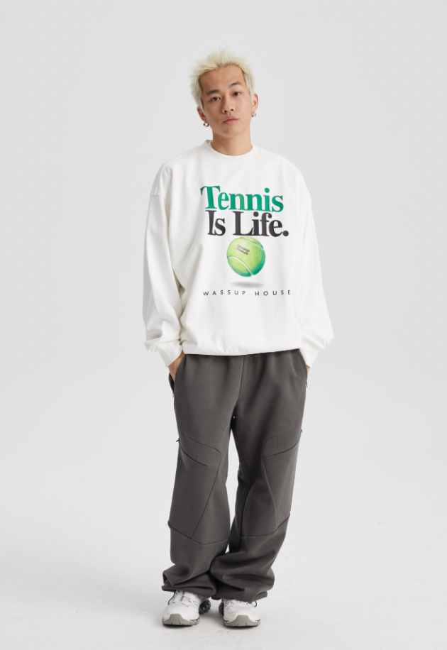 Wassup House LIFE Printed Sweatshirt