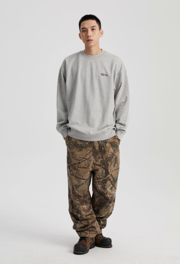 Wassup House Dachshund Running Printed Sweatshirt