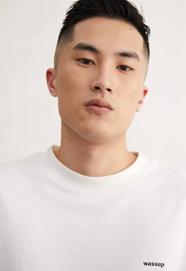 Wassup House Basic Small Logo Long Sleeved Tee