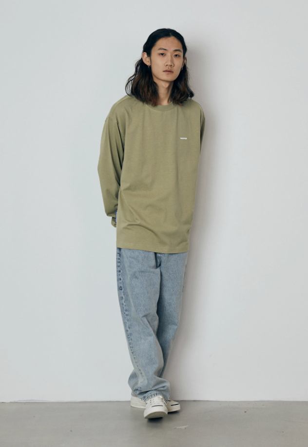 Wassup House Basic Small Logo Long Sleeved Tee