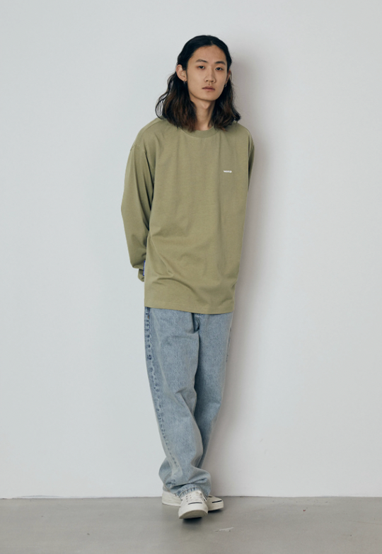 Wassup House Basic Small Logo Long Sleeved Tee