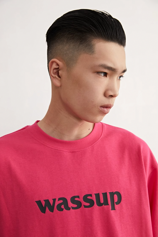 Wassup House Basic Logo printed Long Sleeved Tee