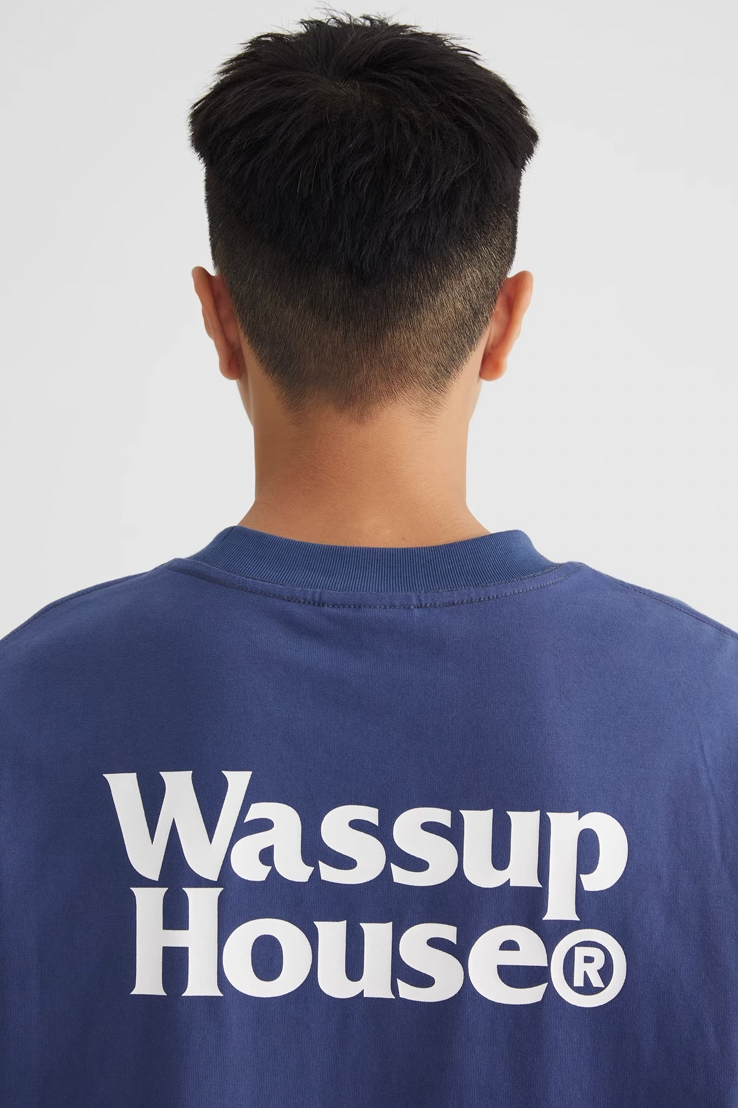 Wassup House Welcome Logo Long Sleeved Tee