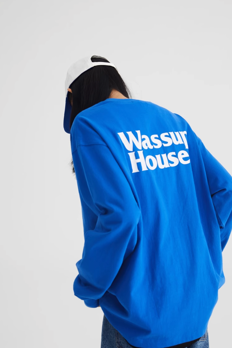 Wassup House Welcome Logo Long Sleeved Tee