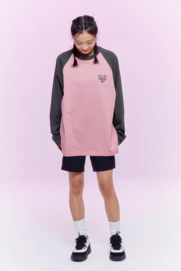 Wassup House Love Heart Logo Long Sleeved Tee