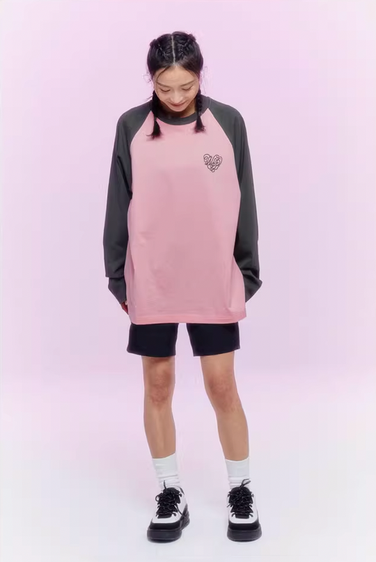 Wassup House Love Heart Logo Long Sleeved Tee