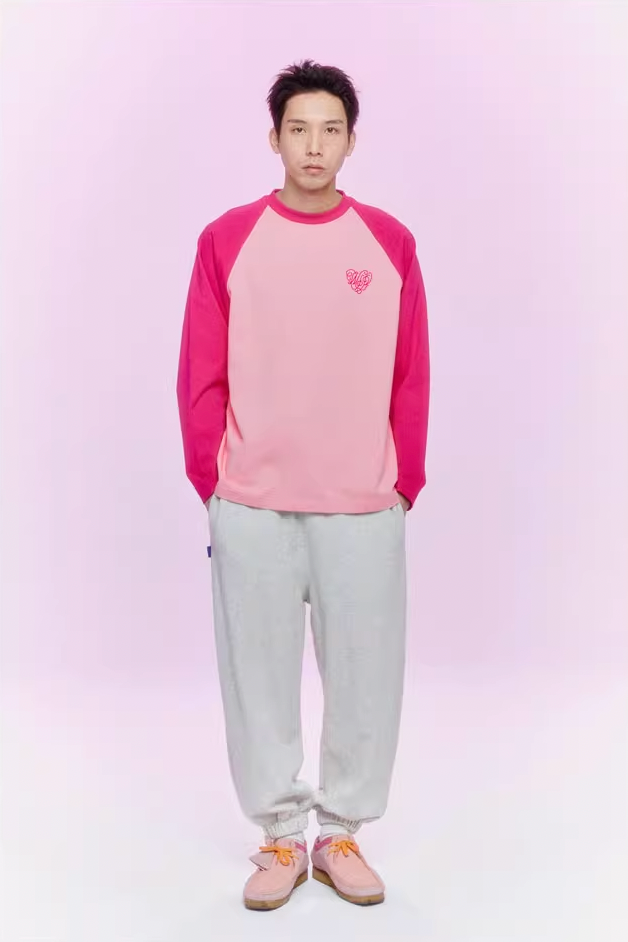 Wassup House Love Heart Logo Long Sleeved Tee