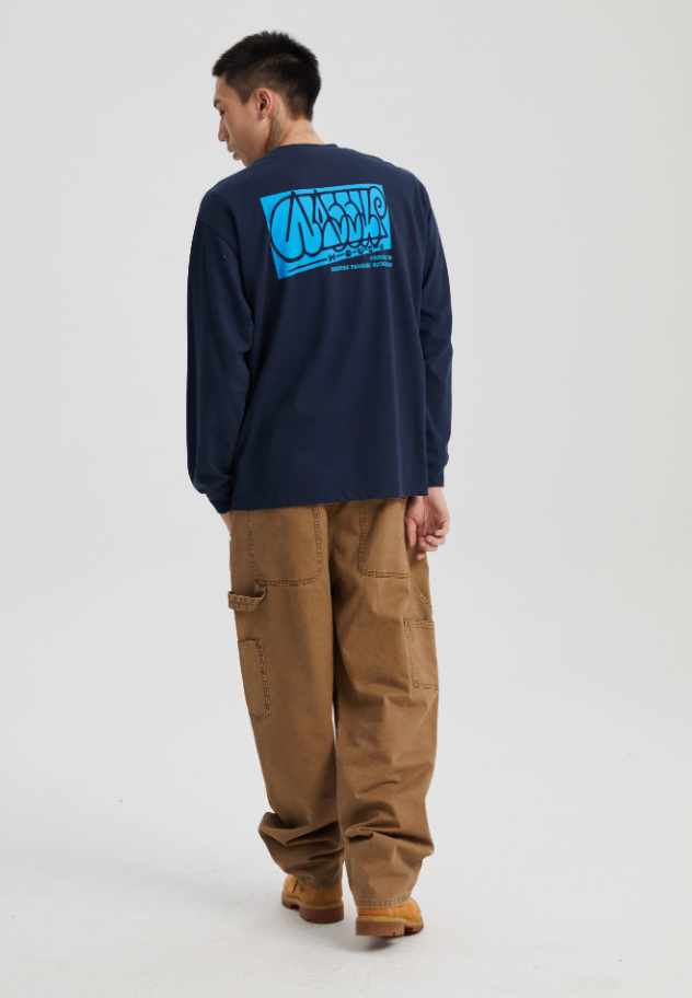 Wassup House Graffiti Hand Painted Long Sleeved Tee