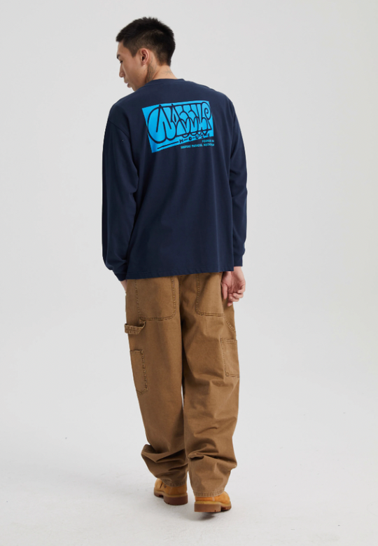 Wassup House Graffiti Hand Painted Long Sleeved Tee