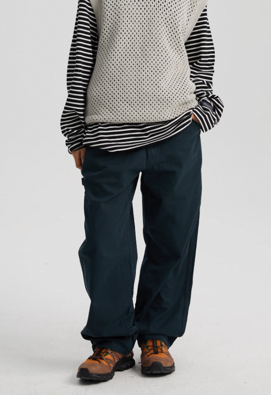 Wassup House Single Knee Lumberjack Work Pants