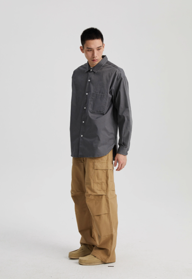 Wassup House M51 Washed & Old Plaid Work Pants