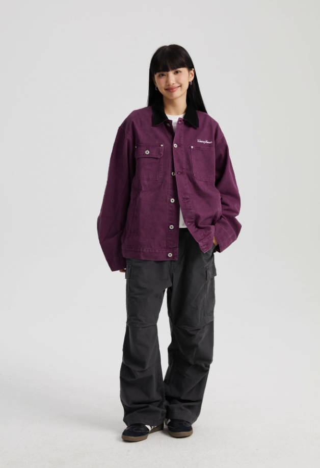 Wassup House M51 Washed & Old Plaid Work Pants