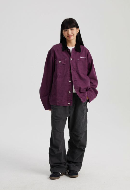 Wassup House M51 Washed & Old Plaid Work Pants